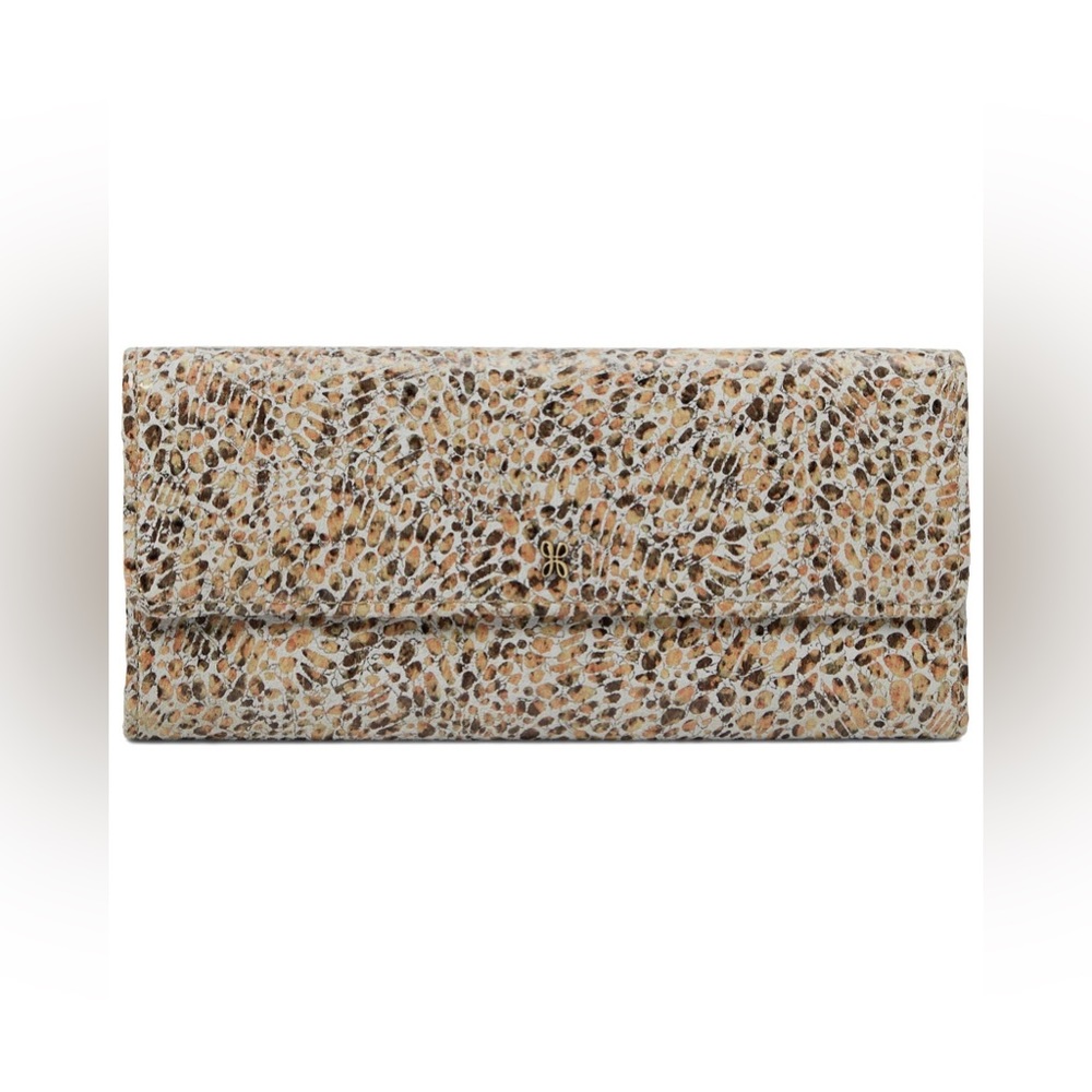 NWT HOBO Jill Large Trifold wallet color: Terrazzo